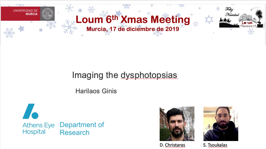 Harilaos Ginis invited speaker at the university of Murcia